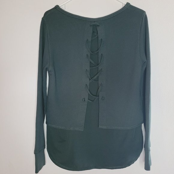 Avia Activewear Top Women's Small Green Outdoor Athletic Casual Walking Autumn - Picture 2 of 10